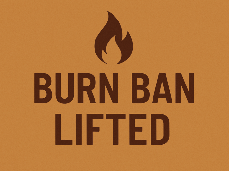 Burn Ban is Lifted